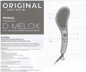 Original Best Buy Kefa na vlasy nahrievacia vyrovnávacia Original D-MELOX 442070