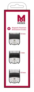 Sada nadstavcov Moser - Magnetic - 1,5 mm / 3 mm / 4,5 mm 1801-7010