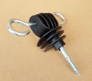 JAKS BRÁNKOVÝ IZOLÁTOR DO DREVA ECO, ČIERNY