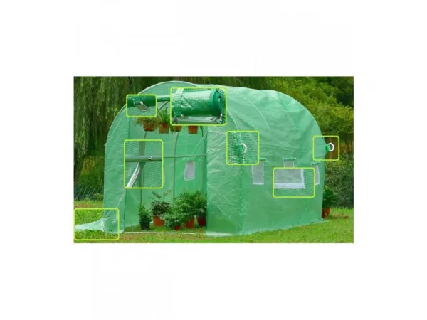 JAKS Záhradný fóliovník premium pro 2 x 3,5 m s UV filtrom Počet vchodov: 1 - vchodový