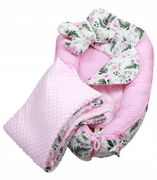 JAKS Set do postieľky 7 dielny rose