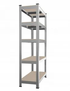 JAKS KOVOVÝ BEZSKRUTKOVÝ REGÁL POZINK 180x90x40 CM, NOSNOSŤ 875 KG GWI0878
