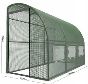 JAKS Fóliovník ku stene 3 segmenty 300 x 150 x 200 cm