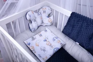 JAKS Set do postieľky 7 dielny v oblakoch