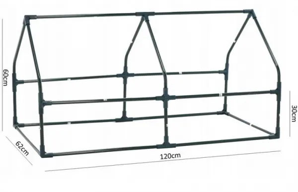 Garden Line Mini fóliovník FROLA 120x62 cm zelený