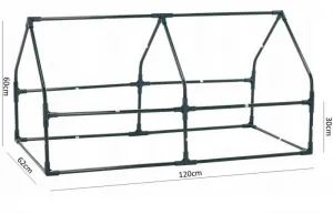 Garden Line Mini fóliovník FROLA 120x62 cm zelený