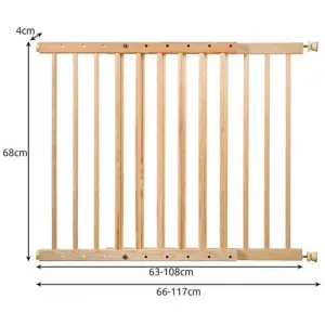 JAKS DETSKÁ ZÁBRANA DREVENÁ 67 - 115 CM - 21730