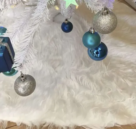 JAKS PODLOŽKA POD VIANOČNÝ STROMČEK BIELA 90CM