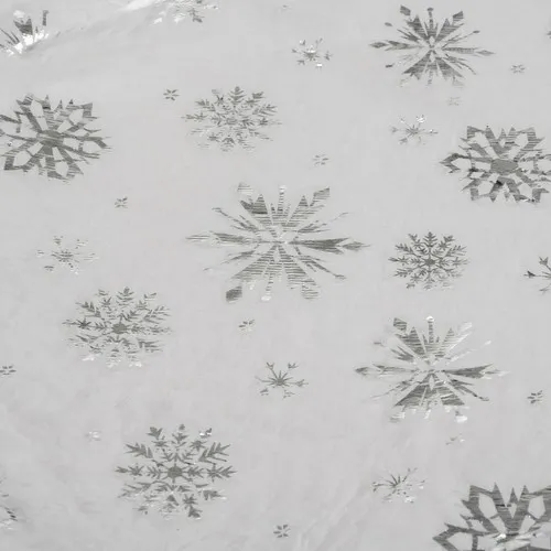 JAKS PODLOŽKA POD VIANOČNÝ STROMČEK BIELO-STRIEBORNÁ 90CM