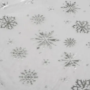 JAKS PODLOŽKA POD VIANOČNÝ STROMČEK BIELO-STRIEBORNÁ 90CM