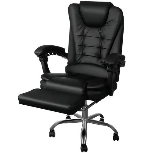 JAKS Kancelárske kreslo polohovateľné eko koža čierne BOSS