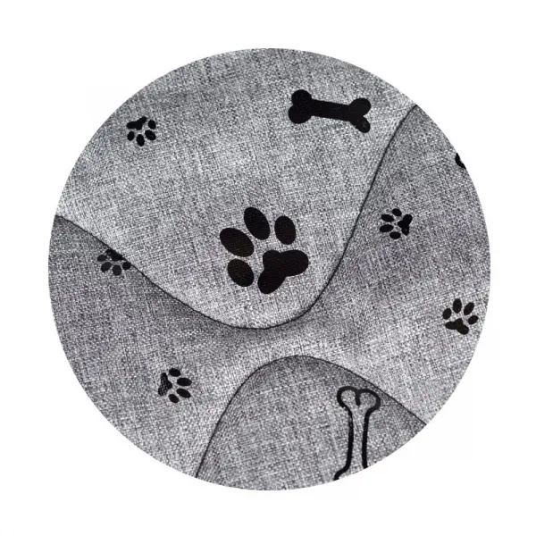 JAKS Vodeodolný pelech pre psa black bones Pelech veľkosti: 75 x 65 cm