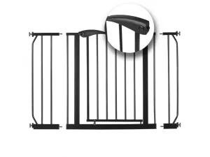 JAKS Zábrana na schody čierna 75 - 115 cm čierna