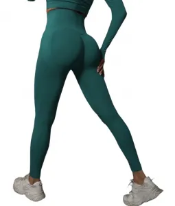 Dark green push-up leginy Veľkosť: S
