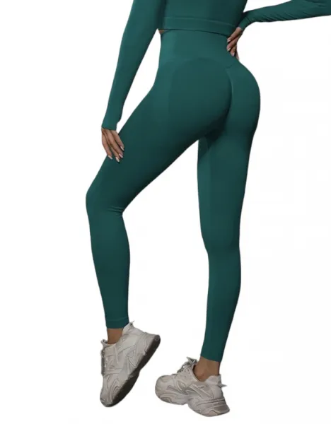 Dark green push-up leginy Veľkosť: S
