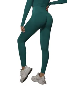 Dark green push-up leginy Veľkosť: S