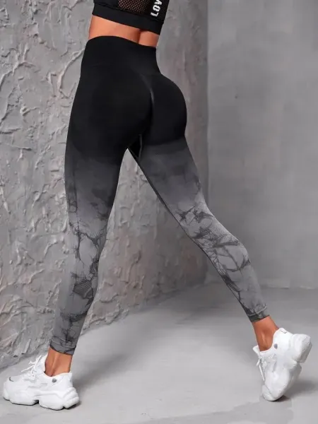 Legínovo Svetlo sivé legíny Dots Veľkosť: L