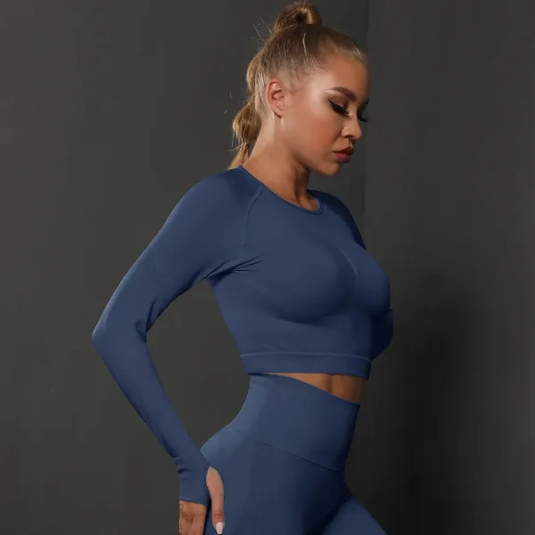 Legínovo Fitness set modrý Elys Veľkosť: L