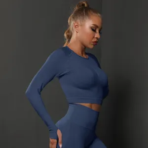 Legínovo Fitness set modrý Elys Veľkosť: L