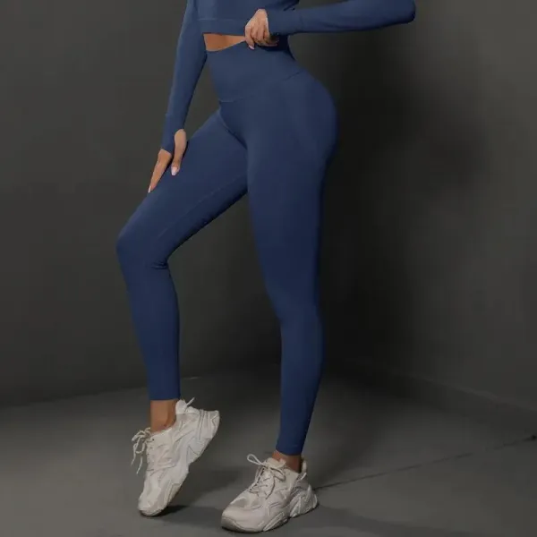 Legínovo Fitness set modrý Elys Veľkosť: L