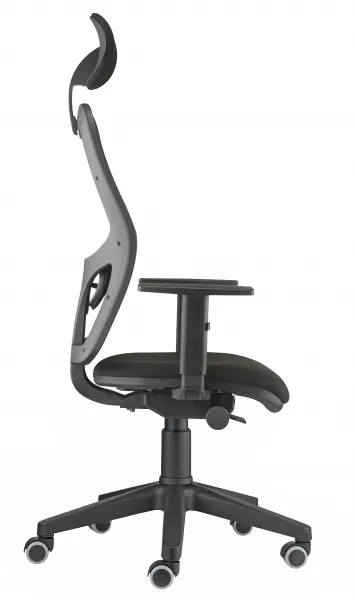 Danker Ergonomická stolička Q3 / HK NET / Čierna