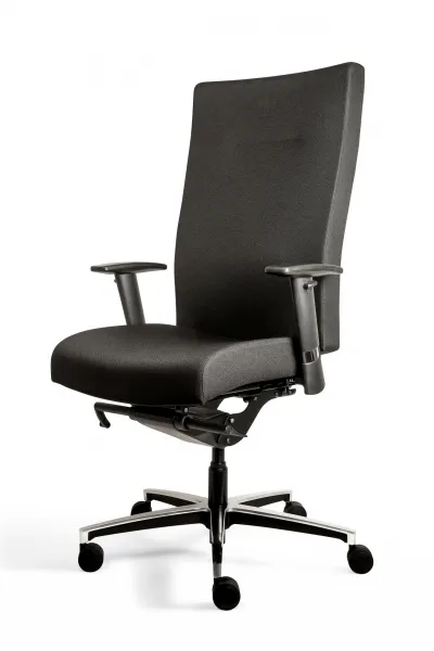 Záťažové kreslo Manager XL / 200 kg, čierna