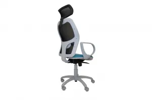 Danker Ergonomická stolička Q3 / HK NET / Sivá