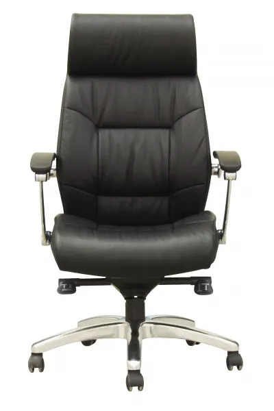 Kožené kancelárske kreslo TINA Black