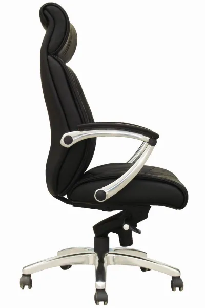 Kožené kancelárske kreslo TINA Black