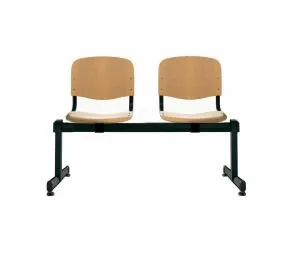Lavička do čakárne Twin - Wood Počet miest na sedenie: 4