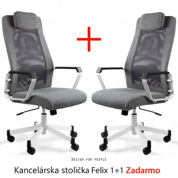 Kancelárska stolička Felix 1+1 Zadarmo Prevedenie: B/B