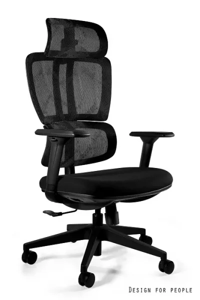 Ergonomická kancelárska stolička Uniq Prevedenie: Čalúnený sedák + Slider