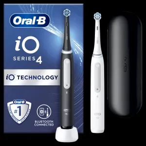 Oral-B iO Series 4 Matt Black + Quite White DUO Pack