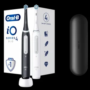 Oral-B iO Series 4 Matt Black + Quite White DUO Pack