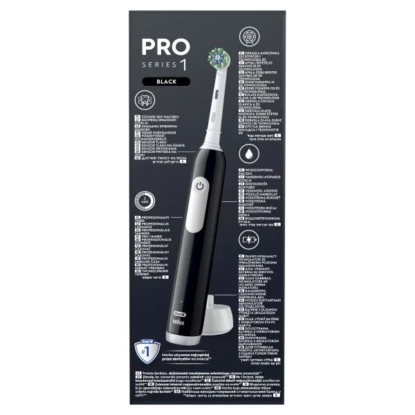 Oral-B Pro Series 1 Black + Cestovní pouzdro
