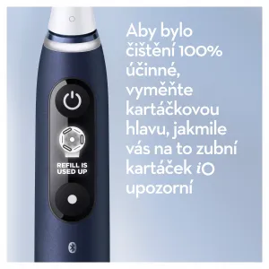 Oral B iO7 elektrická zubná kefka s puzdrom Sapphire Blue