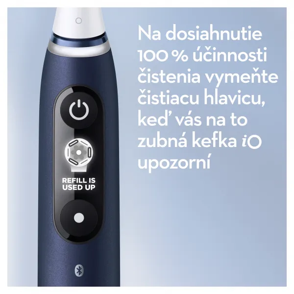Oral B iO7 elektrická zubná kefka s puzdrom Sapphire Blue
