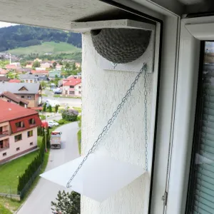 BNB Box APZ-1/1PL hniezdo pre belorítky ľavé s podložkou, drevobetón APZ-1PL BNB