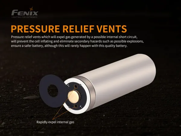 FENIX 21700 5000 mAh s USB-C (Li-Ion) nabíjací akumulátor