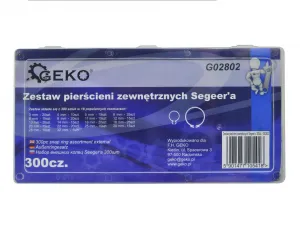 Geko Vonkajšie poistné krúžky 300ks