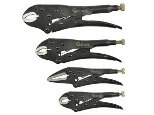 Geko Samosvorné kliešte Morse'a 4ks (125 mm - 250 mm)