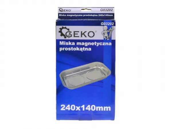 Geko Obdĺžniková magnetická miska 240x140mm