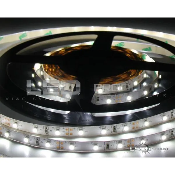 LEDprodukt 5m LED pásik 60LED/m SMD2835 4,8W/m studená biela IP20 12V