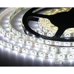 LEDprodukt 5m LED pásik 60LED/m vodeodolný SMD2835 4,8W/m studená biela IP65 12V