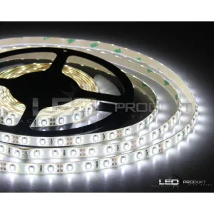 LEDprodukt 5m LED pásik 60LED/m vodeodolný SMD2835 4,8W/m studená biela IP65 12V
