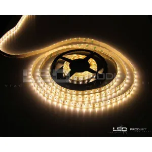 LEDprodukt 5m LED pásik 60LED/m vodeodolný SMD2835 4,8W/m teplá biela IP65 12V