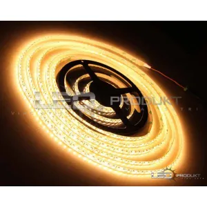 LEDprodukt LED pásik 120LED/m vodeodolný SMD2835 9,6W/m teplá biela IP65 12V
