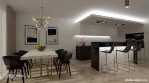 LEDprodukt PROFI LED pásik 528LED/m COB 15W/m studená biela IP20 24V