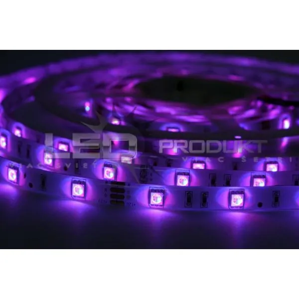 LEDprodukt LED pásik RGB SMD5050 7,2W/m 30LED/m IP65 12V