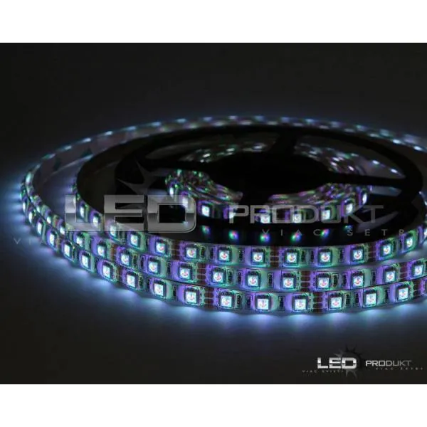 LEDprodukt 5m LED pásik RGB SMD5050 14,4W/m 60LED/m IP65 12V